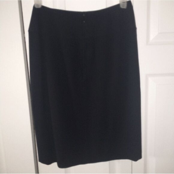 AUTHENTIC CHANEL BLACK PENCIL SKIRT SIZE 38 - Picture 1 of 12